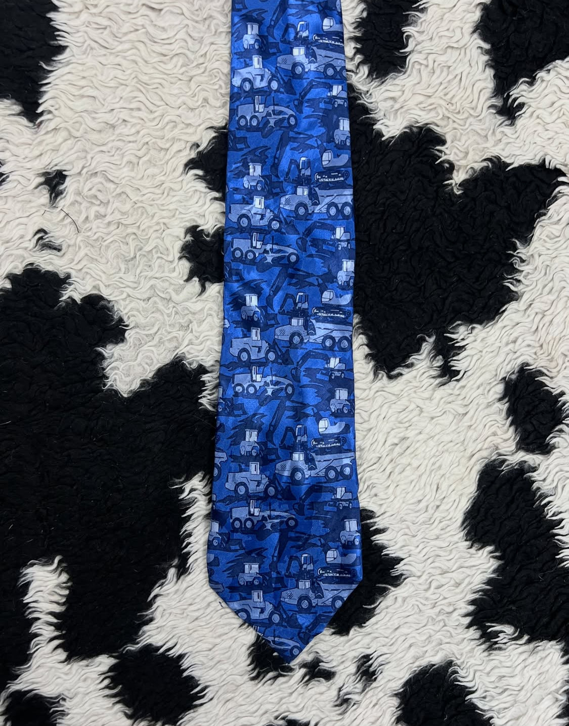 Construction Crew Vehicles Tie