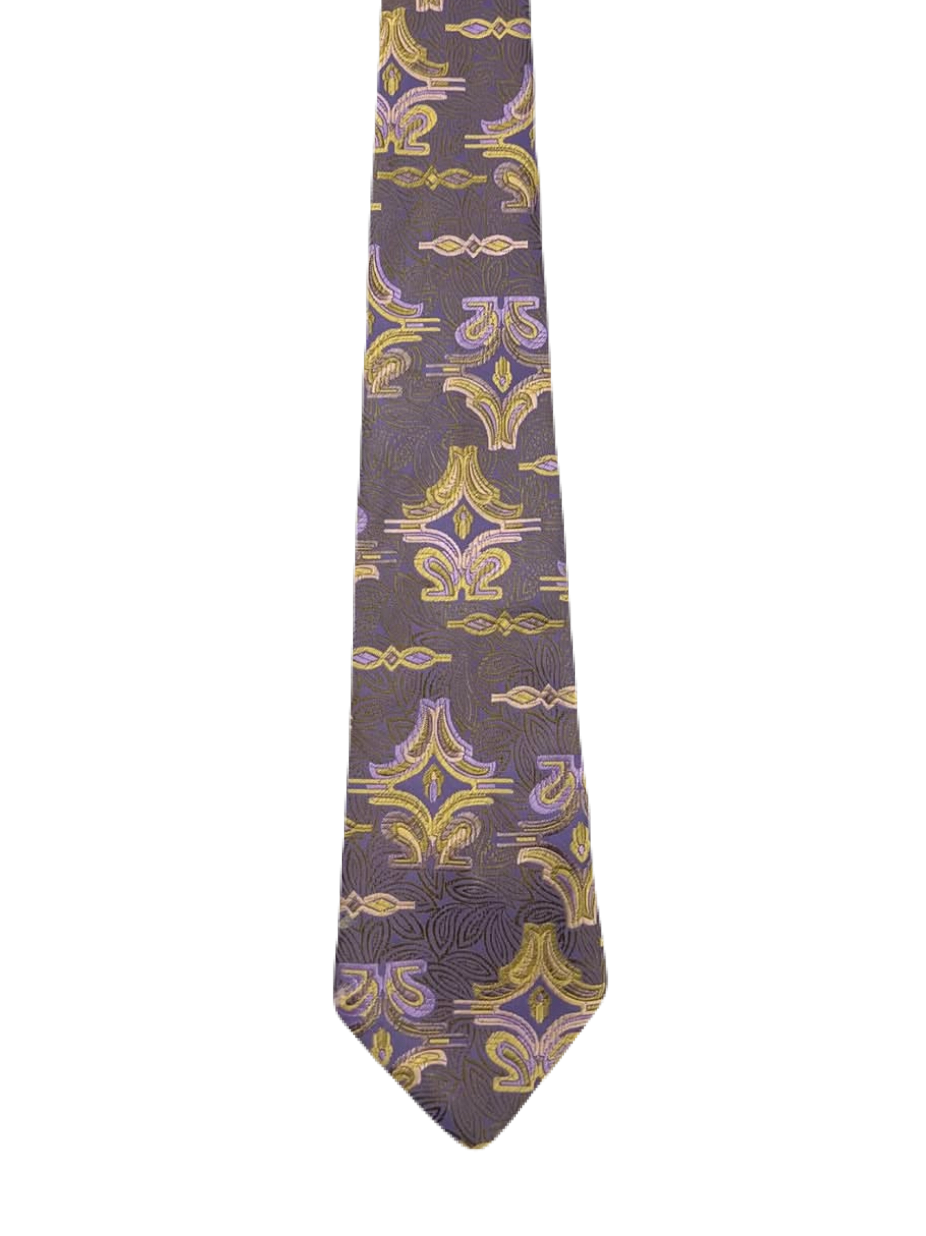 TOOTAL Purple & Gold Tie