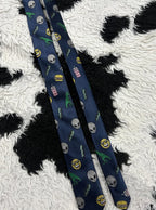 Alien, Fast Food & Dinosaurs Tie