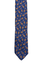 Gingerbread Man & Candy Canes Tie