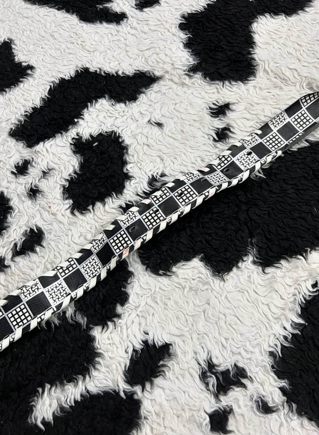 Black & White Boxy Belt