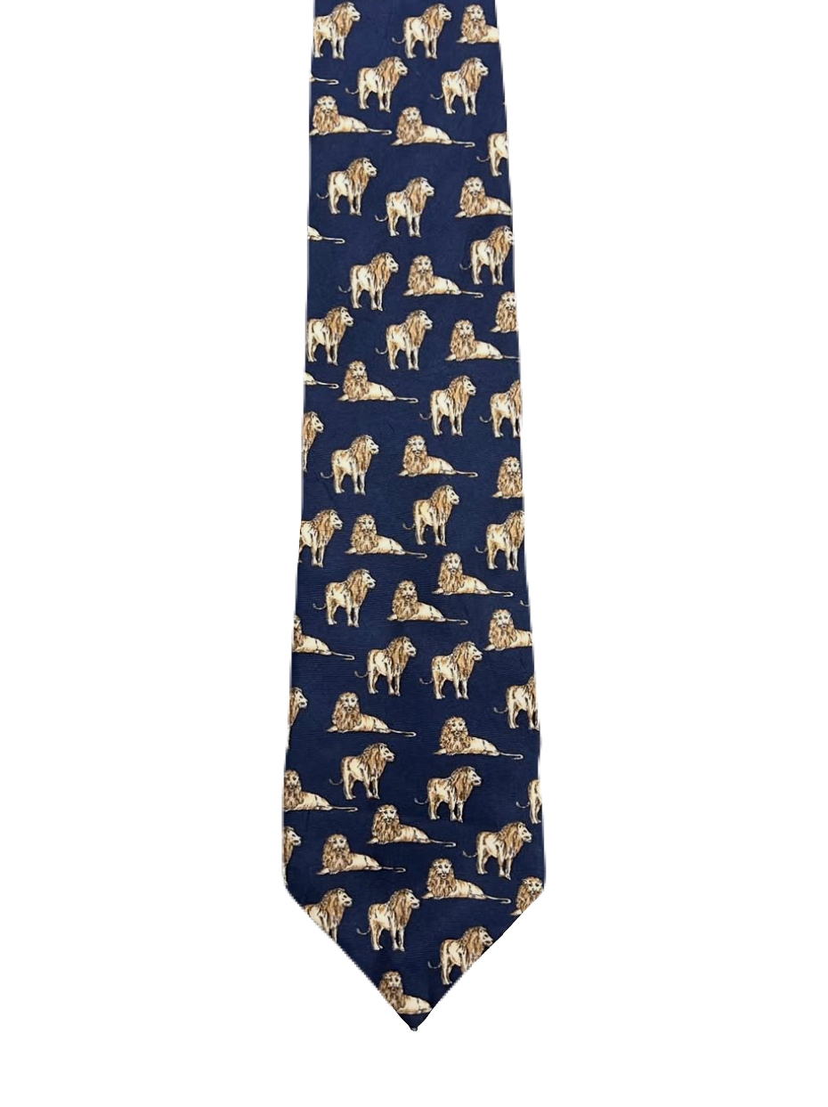 Lions Graphic Tie