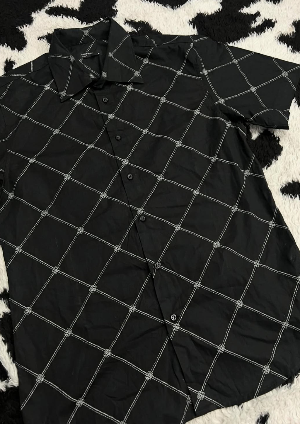 Cedarwood State Black Buttonup