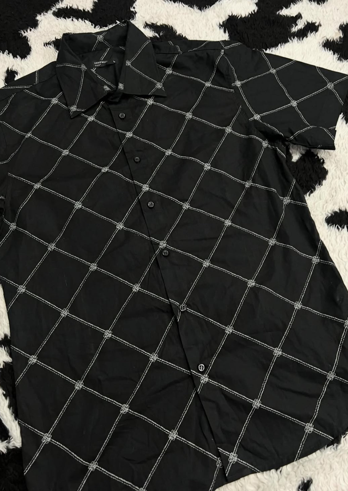 Cedarwood State Black Buttonup