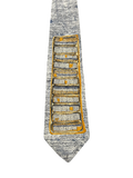 Castle Geometric Grey Tie