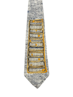 Castle Geometric Grey Tie