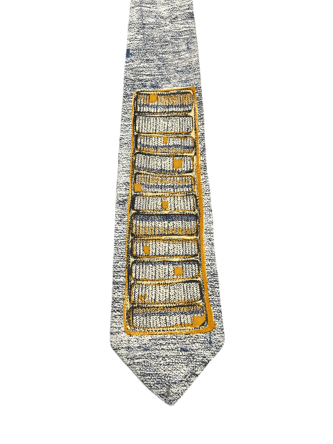 Castle Geometric Grey Tie