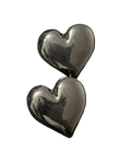 Metal Heart Earrings