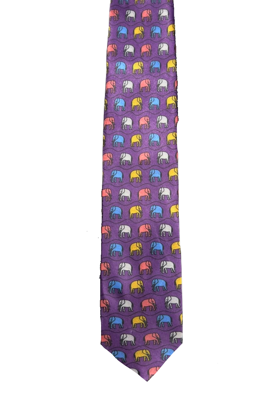 Colorful Elephants Tie