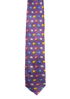 Colorful Elephants Tie