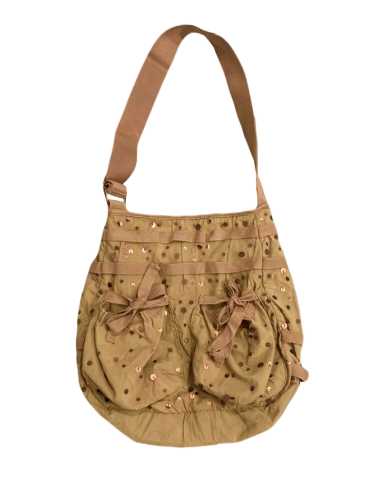 y2k Brown Messenger Bag