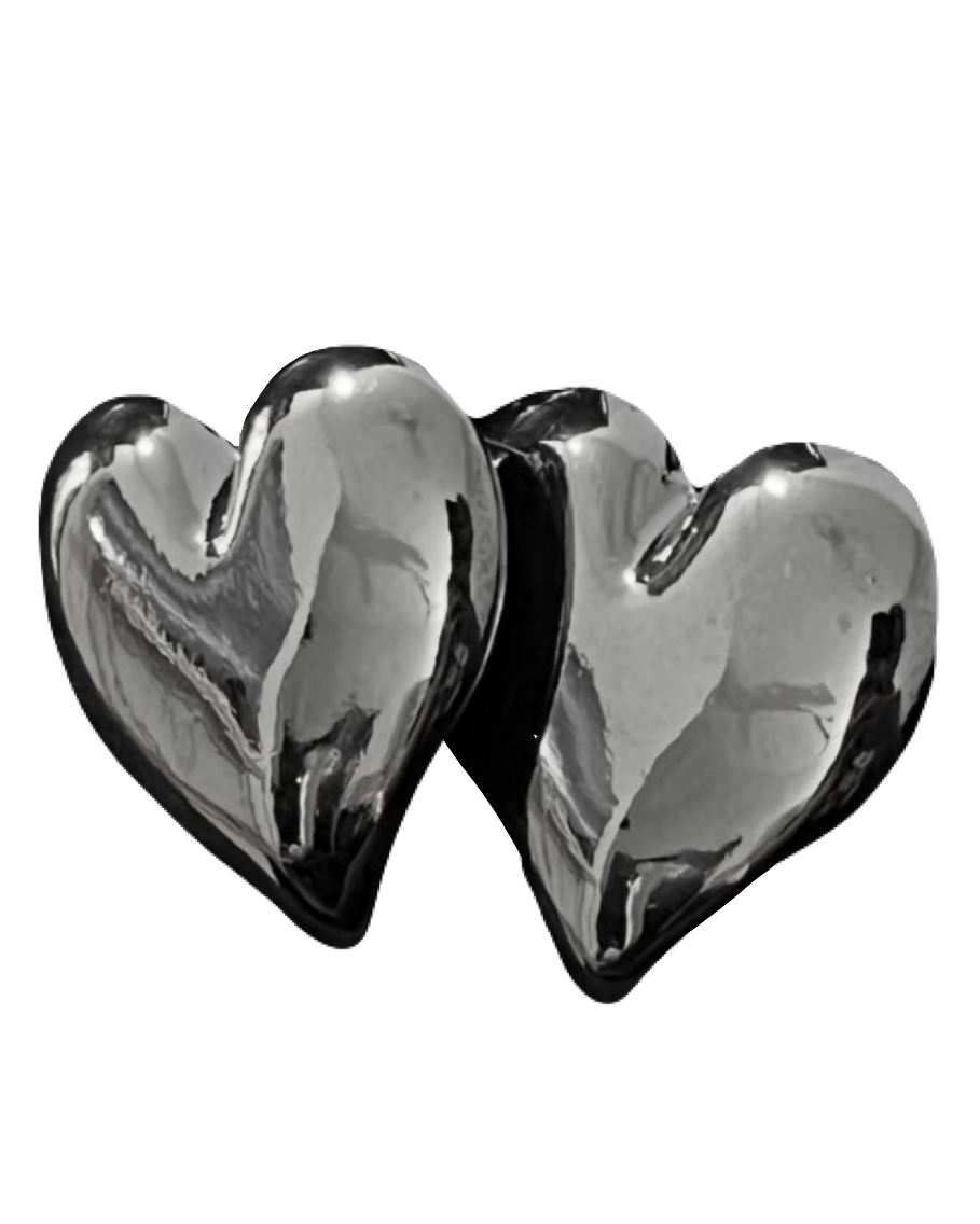 Heart Metal Earrings