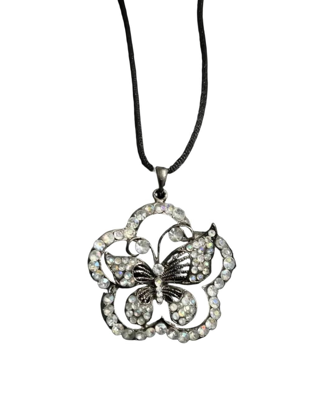 Bedazzled Butterfly Necklace