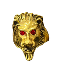 Red-Eyed Golden Lion Ring