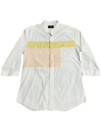 Mind Bridge White Patchwork Buttonup