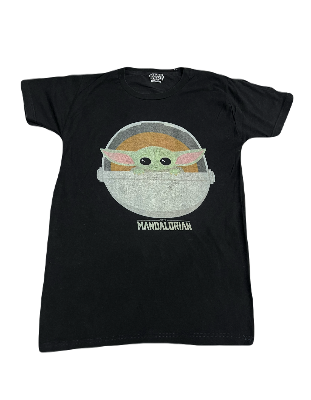 Star Wars The Mandalorian Baby Yoda Tee (Small - Medium)