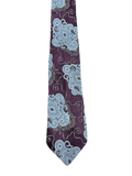 Purple & Blue Embroidered Tie