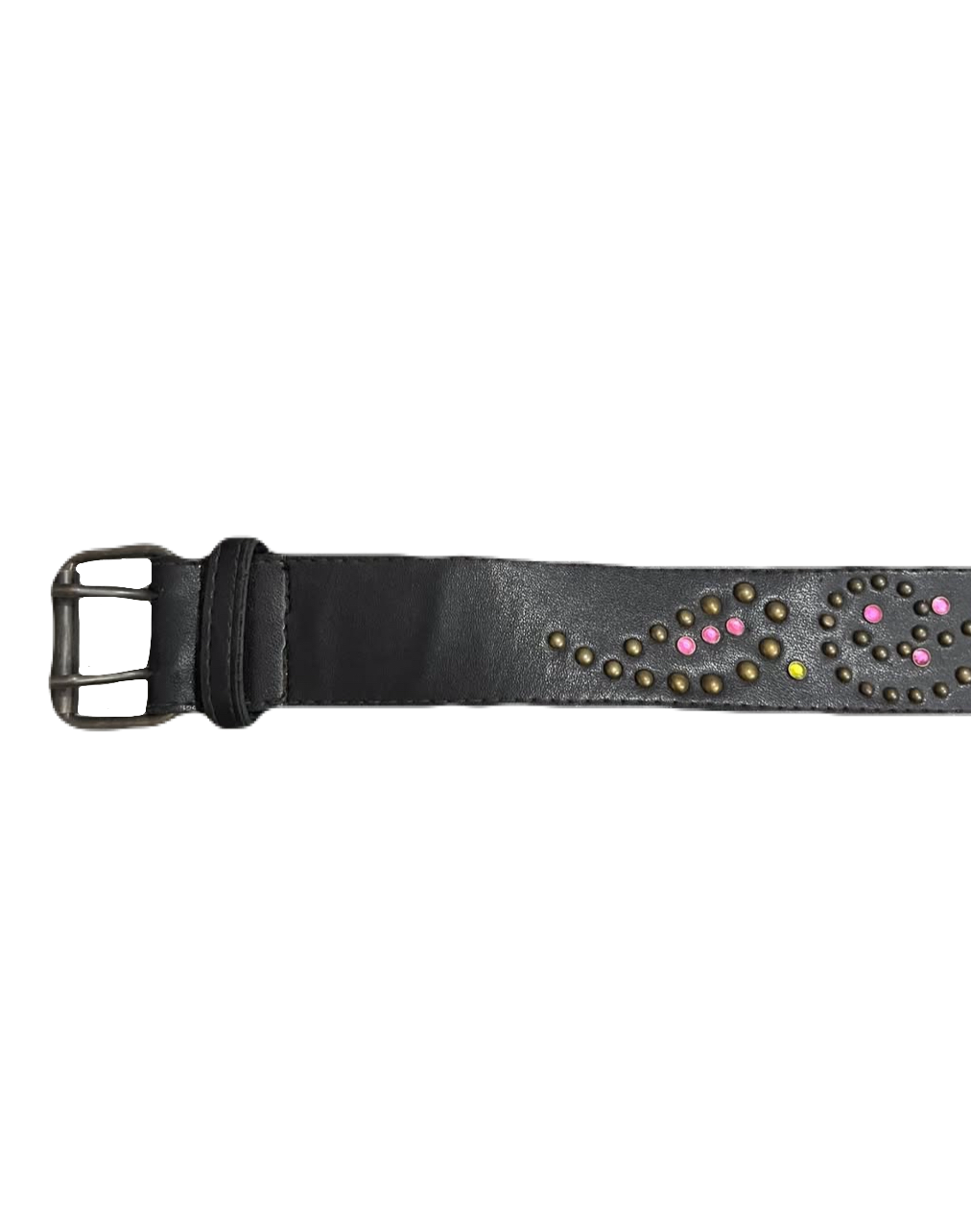 Studded Beads Brown Belt