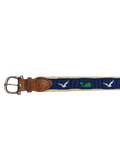 Whales & Seagulls EmbroideredBelt