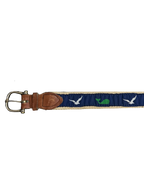 Whales & Seagulls EmbroideredBelt