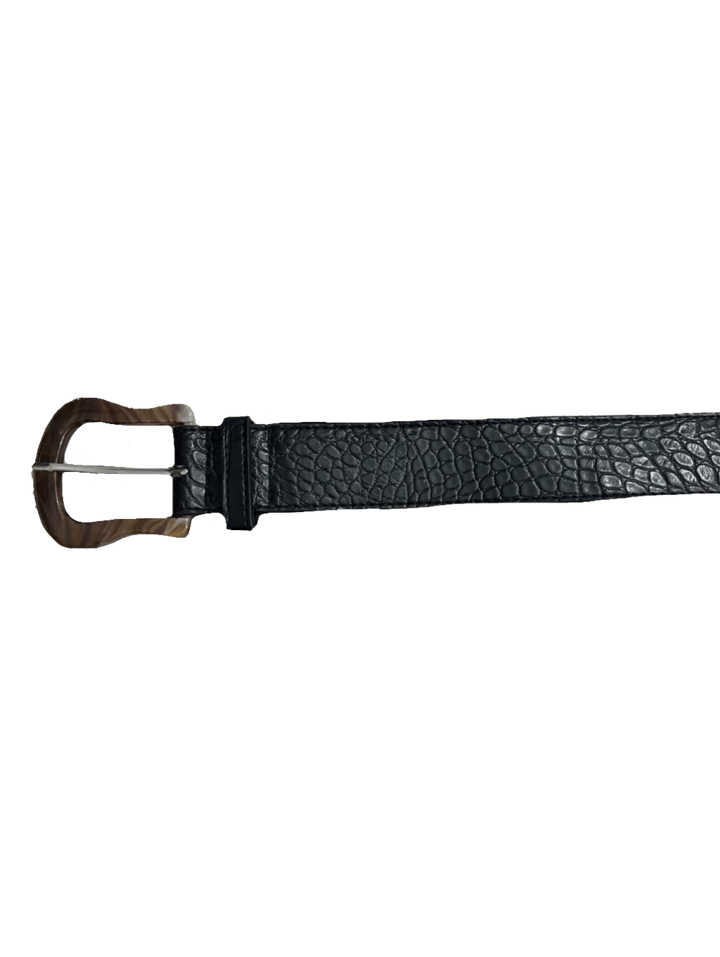 Brown-Buckle Black Belt