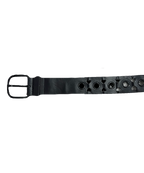 Black Hearts Holed Belt