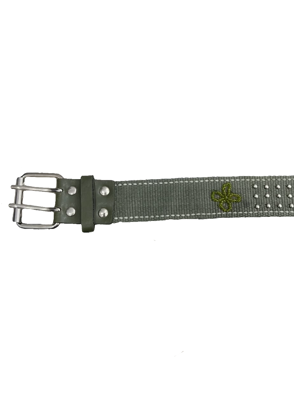 Green Floral Belt