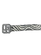 Zebra Print Belt