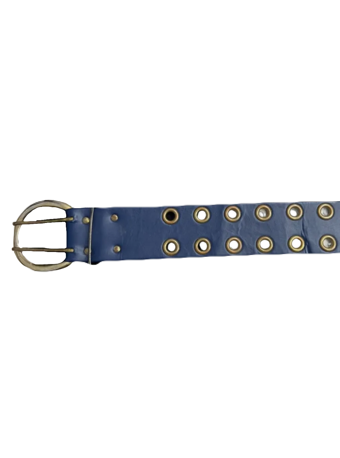 Blue Double-Holed Belt