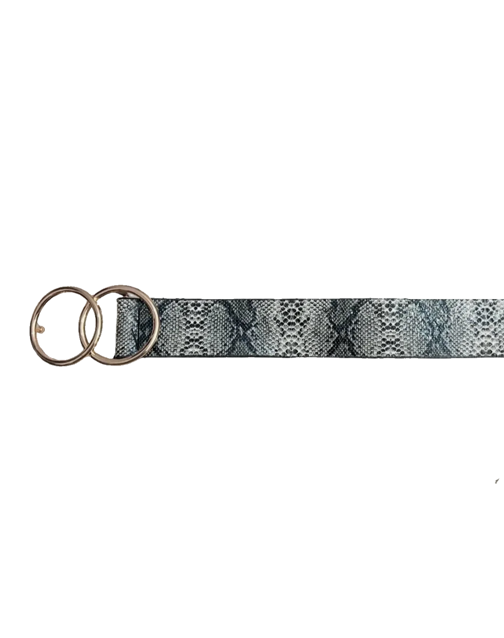 Grey Snake-Skin Belt