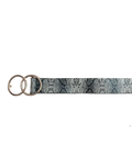Grey Snake-Skin Belt