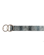 Grey Snake-Skin Belt