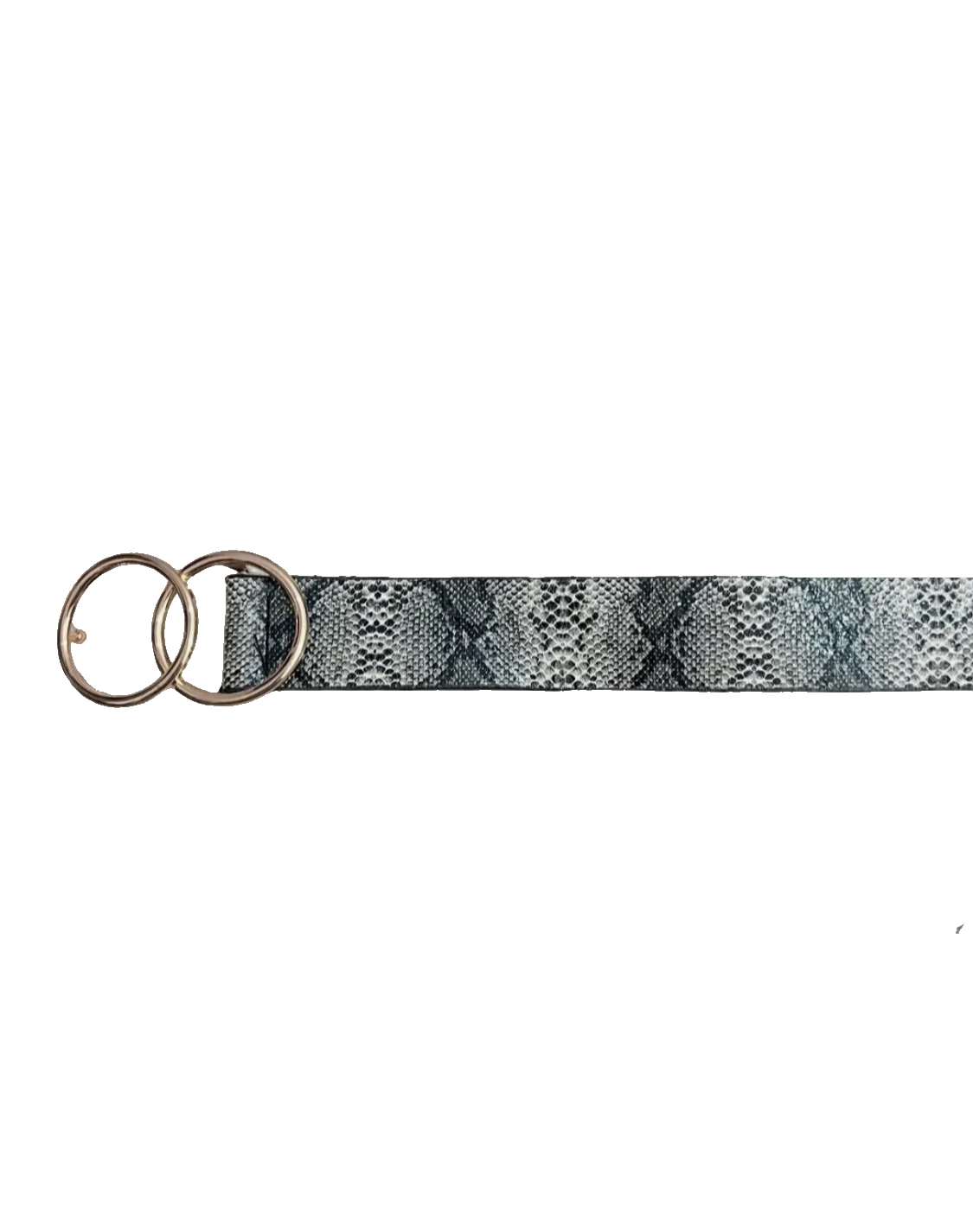 Grey Snake-Skin Belt