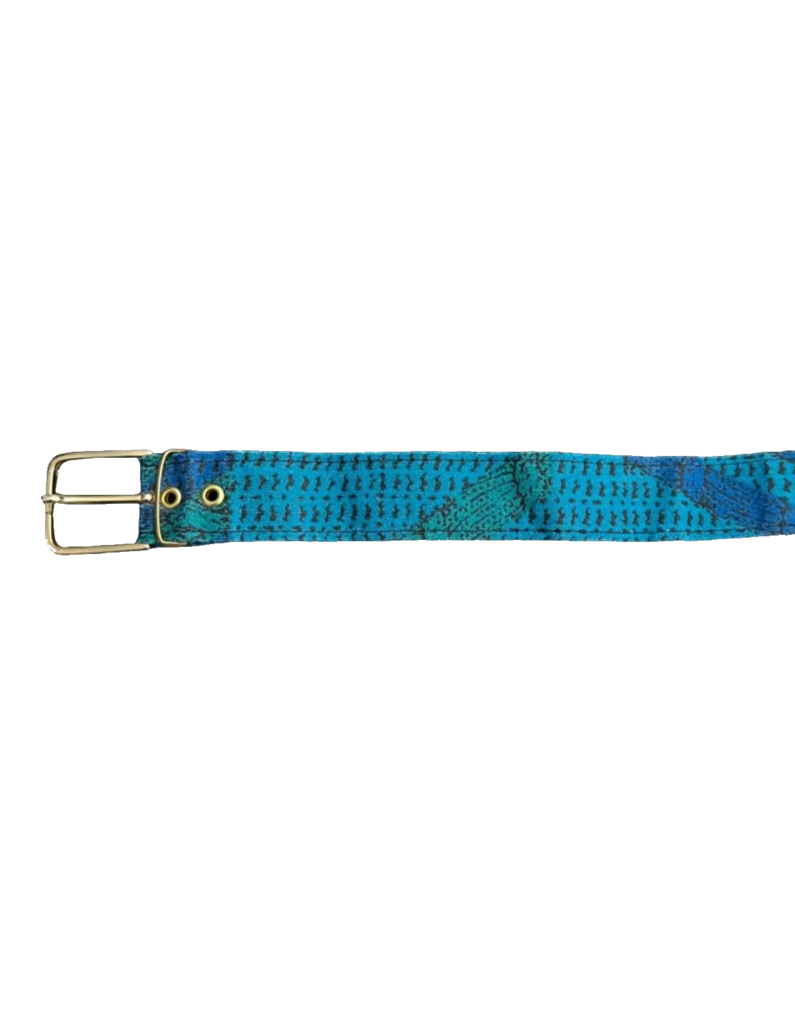 Printed Blue Belt