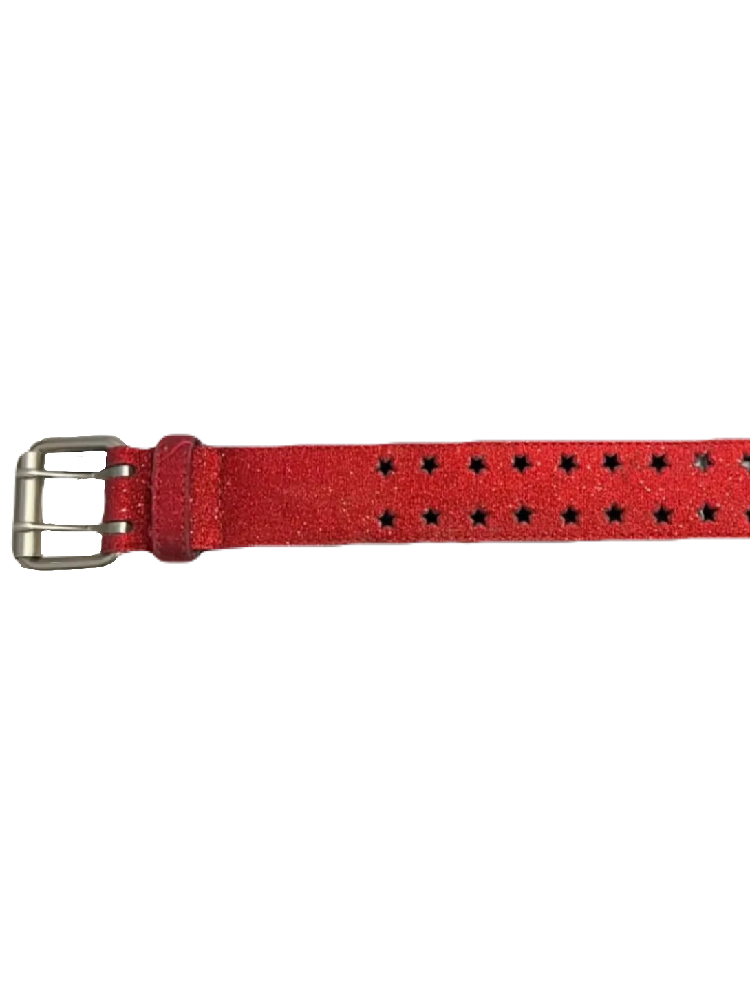 Red Stars Glitter Belt