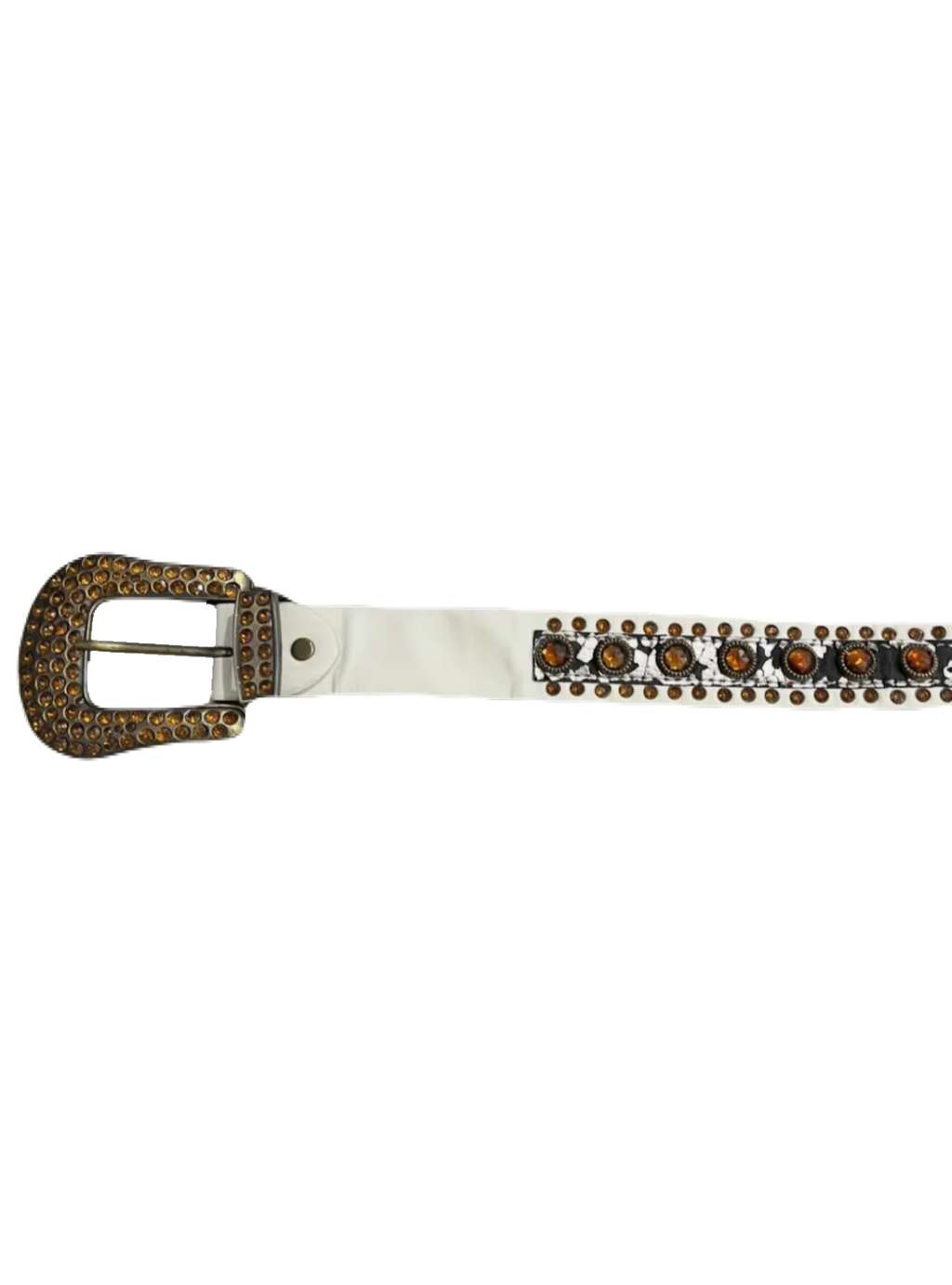 Vintage Bedazzled Buckle Belt