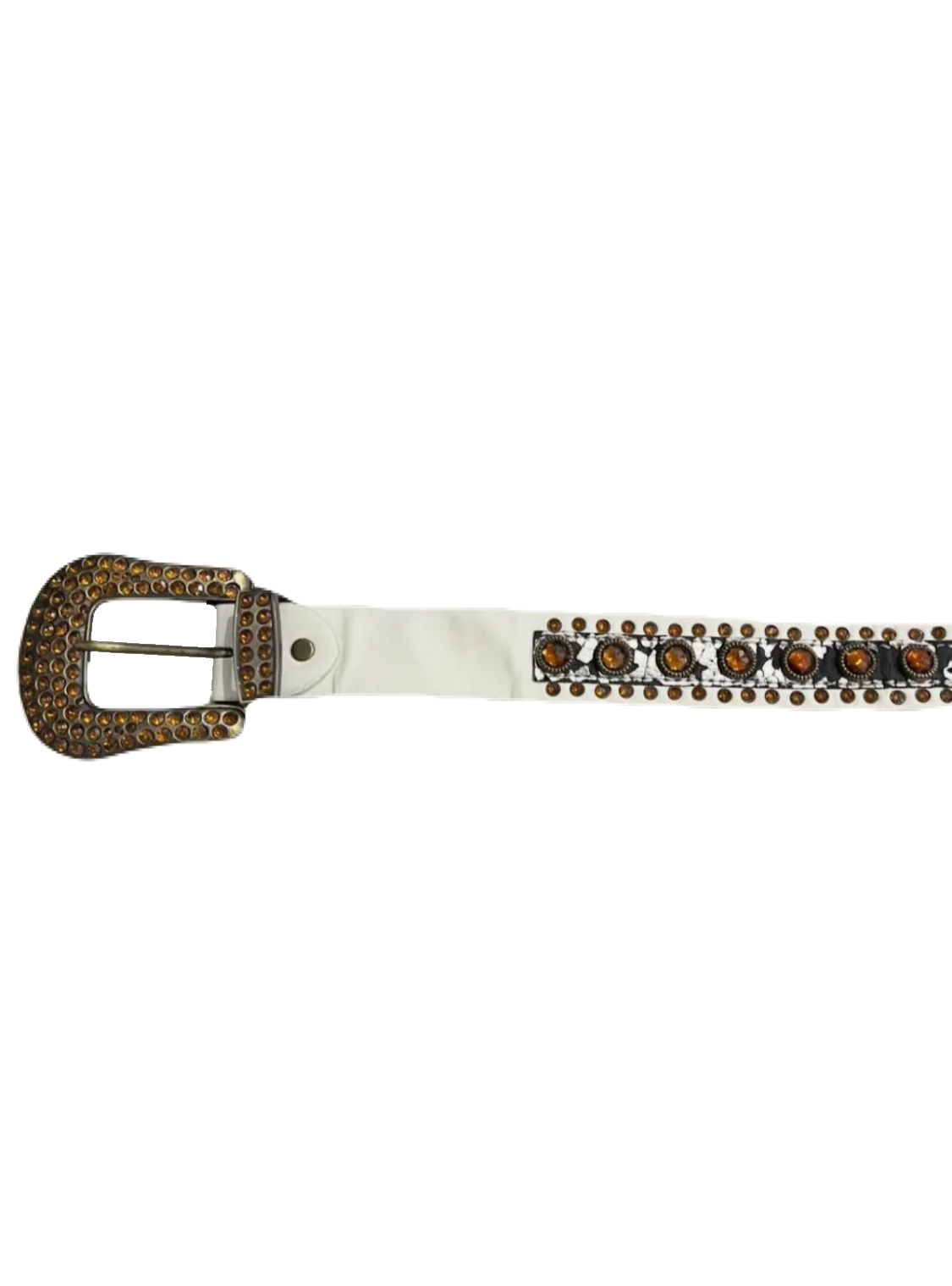 Vintage Bedazzled Buckle Belt