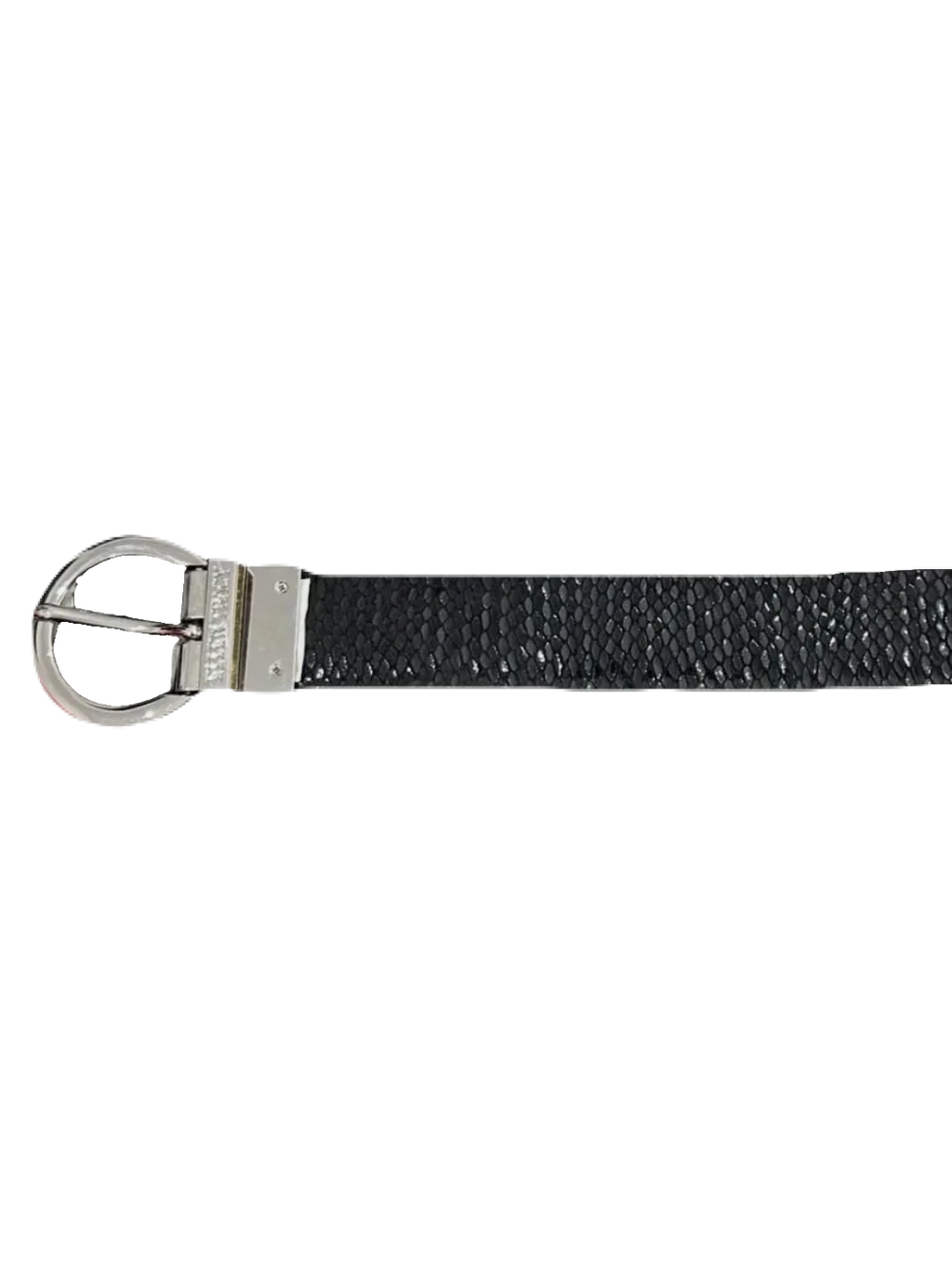Ellen Tracy Black Scaled Belt