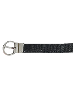 Ellen Tracy Black Scaled Belt