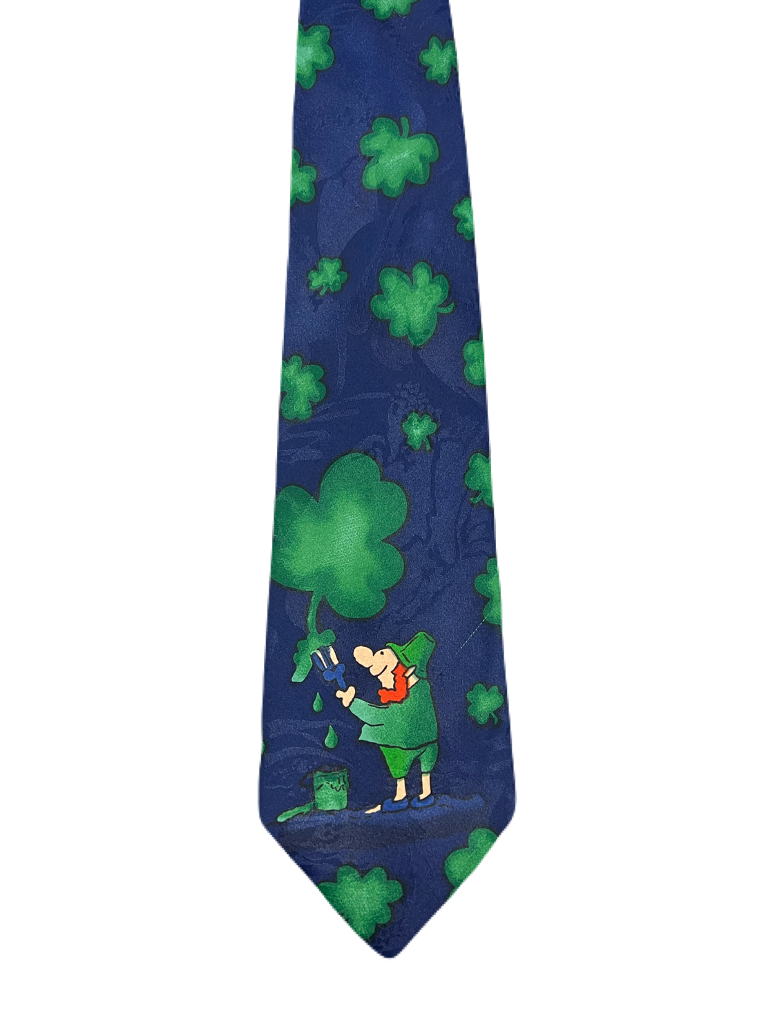 Leprechaun Lucky Clover Tie